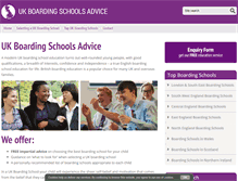 Tablet Screenshot of boardingschoolsadvice.com